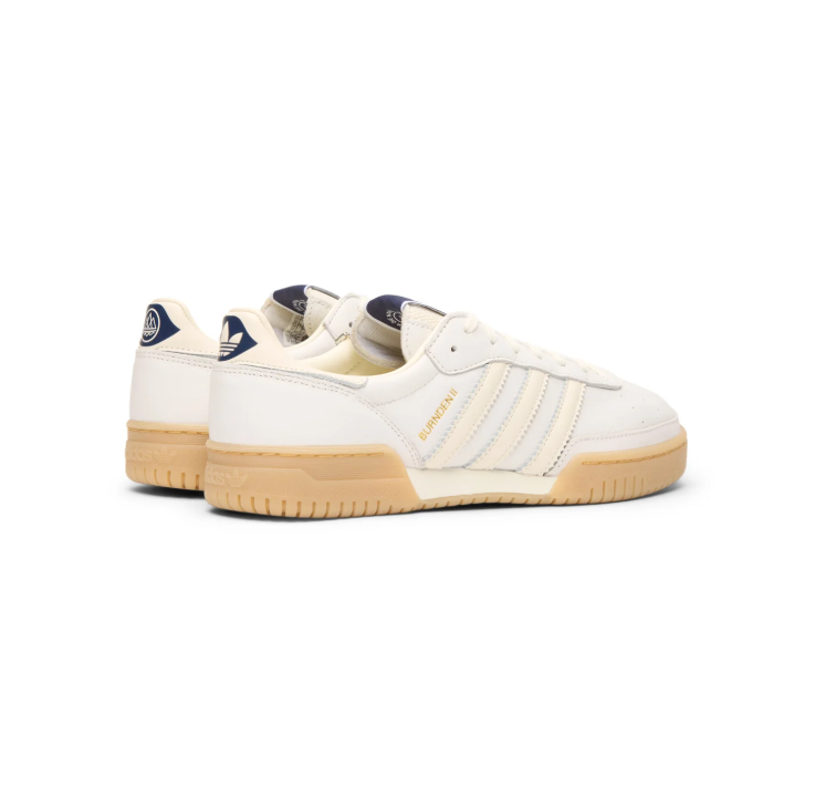 adidas Burnden Cream Low-Top Sneakers with Gum-Colored Sole