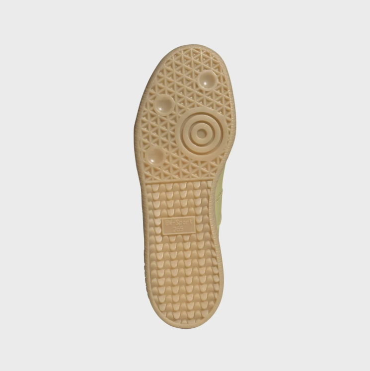 adidas Pale Olive Low-Top Sneakers with Zigzag Stitch Detail