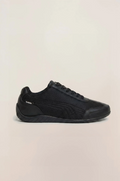 PUMA All-Black Mesh Low-Top Sneakers
