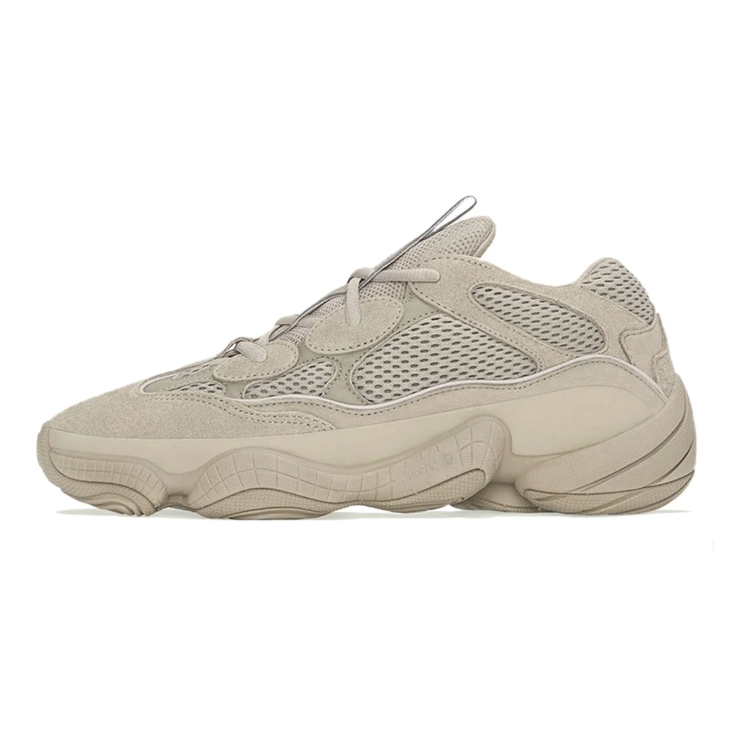 adidas Yeezy Beige Chunky Mesh-Panel Sneakers