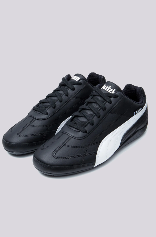 PUMA Black & White Low-Top Sneakers