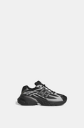 adidas Black & Silver Chunky Retro Sneakers