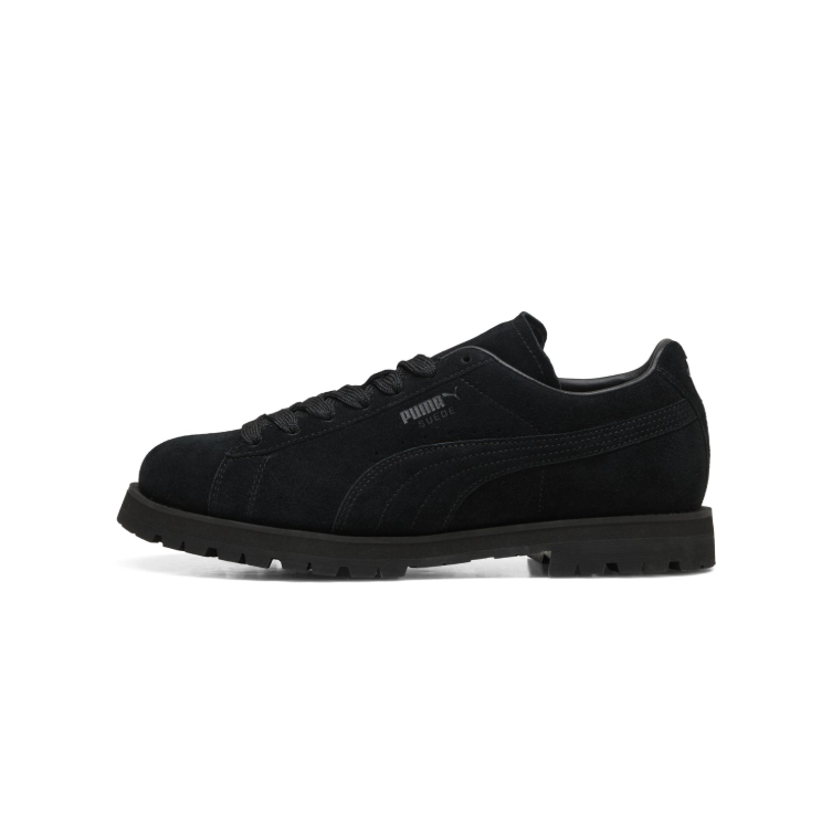 PUMA All-Black Low-Top Sneakers with Lug Sole