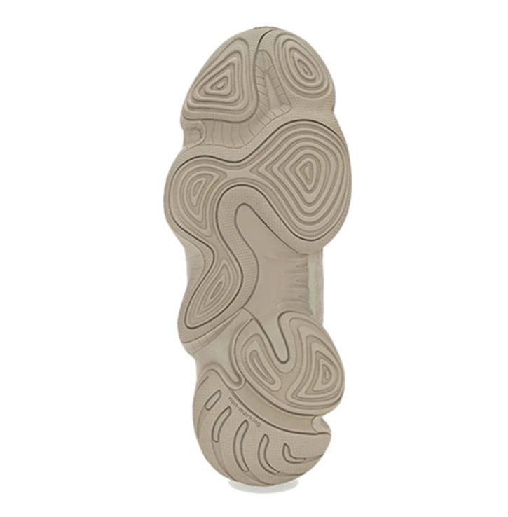 adidas Yeezy Beige Chunky Mesh-Panel Sneakers