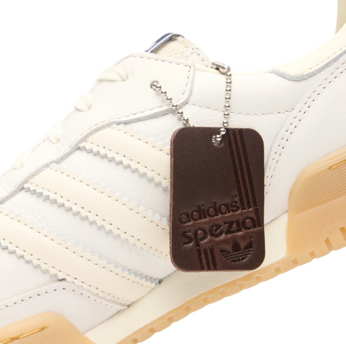 adidas Burnden Cream Low-Top Sneakers with Gum-Colored Sole
