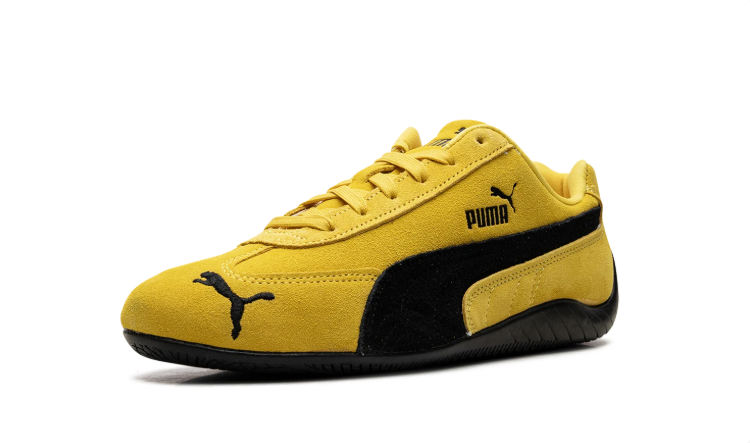 PUMA Yellow & Black Low-Top Sneakers