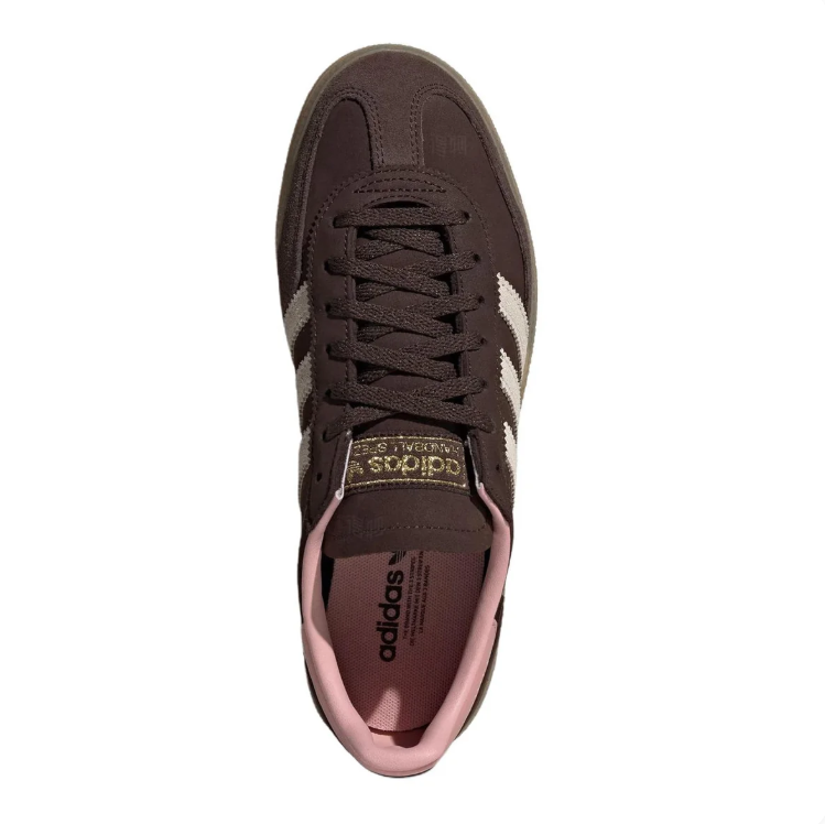 adidas Spezial Dark Brown & Pink Low-Top Sneakers