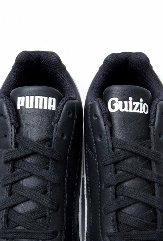 PUMA Black & White Low-Top Sneakers