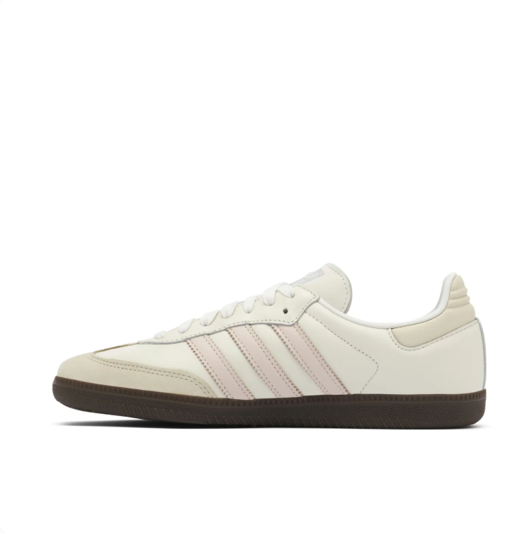 adidas Samba Cream & Pale Pink Low-Top Sneakers