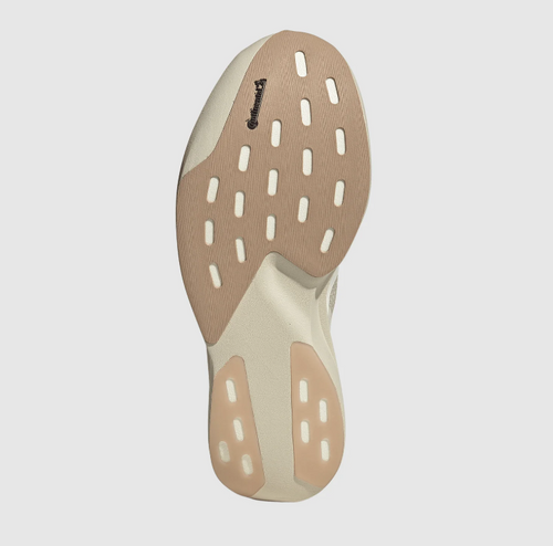 adidas Cream & Beige Mesh Low-Top Athletic Sneakers