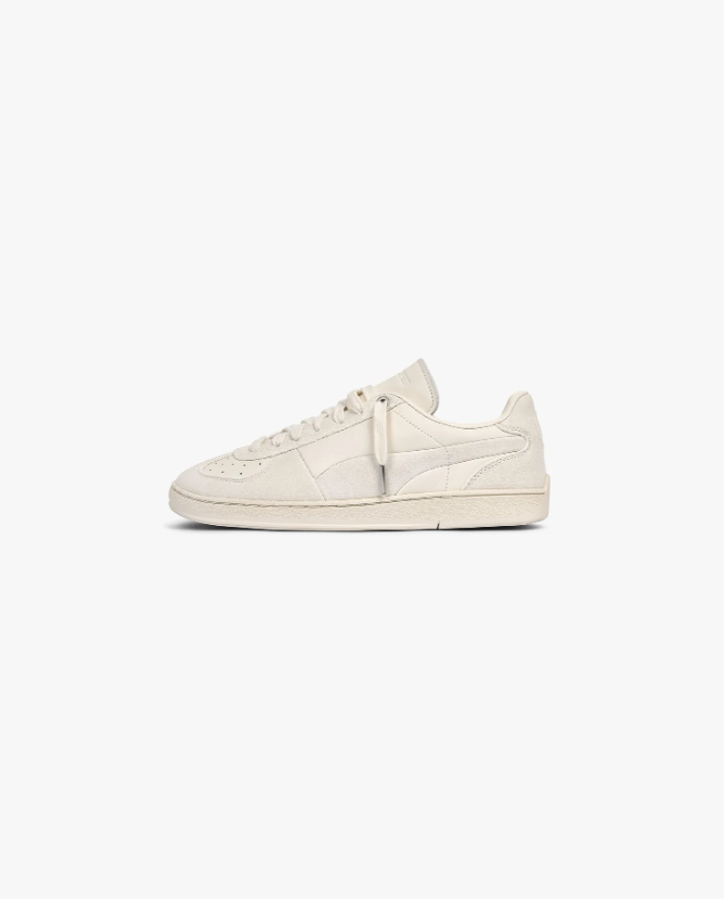 PUMA Off-White Low-Top Sneakers with Tonal Sole