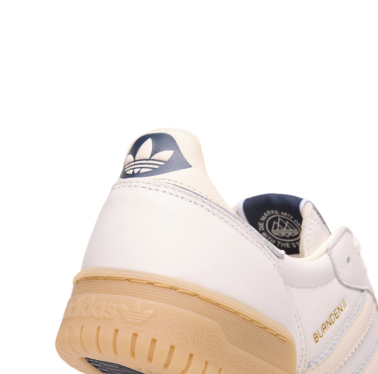 adidas Burnden Cream Low-Top Sneakers with Gum-Colored Sole