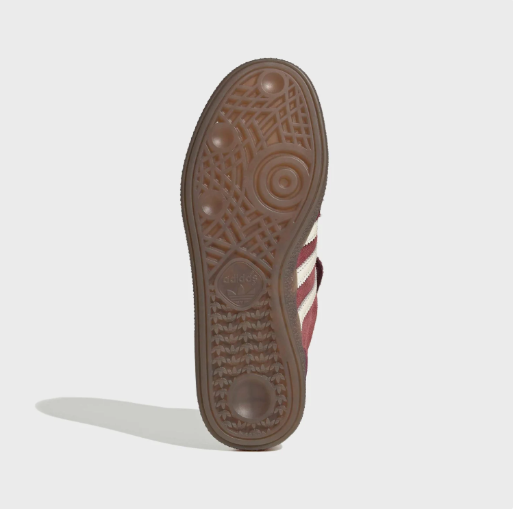 adidas Spezial Burgundy & Cream Fold-Over Tongue Sneakers