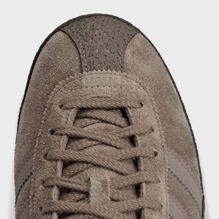 adidas Taupe & Black Low-Top Sneakers