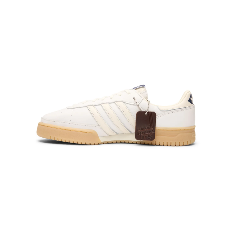 adidas Burnden Cream Low-Top Sneakers with Gum-Colored Sole