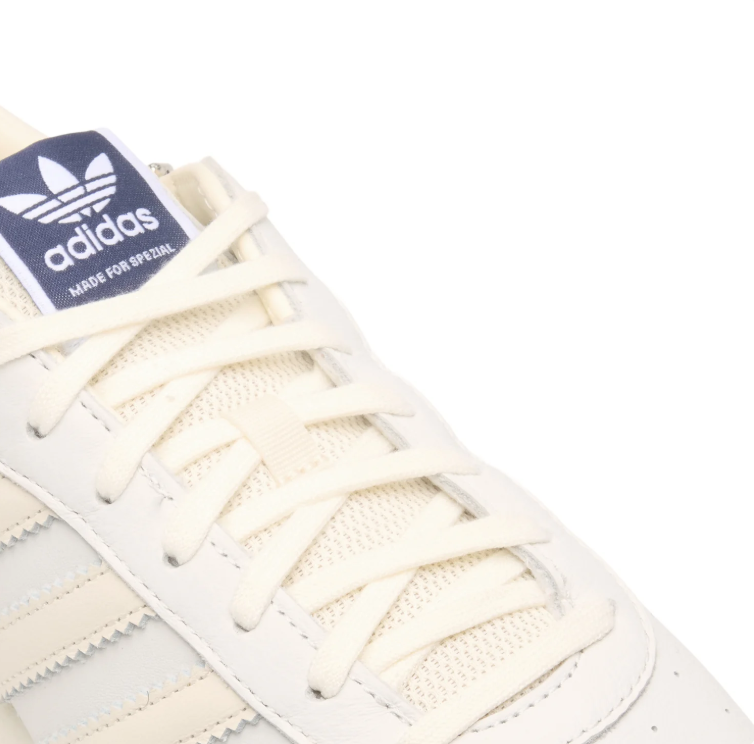 adidas Burnden Cream Low-Top Sneakers with Gum-Colored Sole