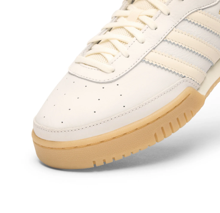 adidas Burnden Cream Low-Top Sneakers with Gum-Colored Sole